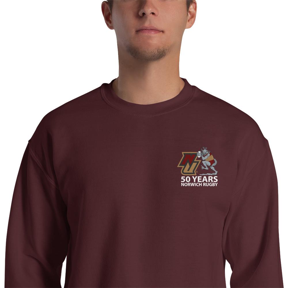 Rugby Imports Norwich Rugby 50th Anniversary Crew Neck Sweatshirt