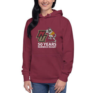 Rugby Imports Norwich Rugby 50th Anniversary Hoodie