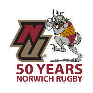 Rugby Imports Norwich Rugby 50th Anniversary Stickers