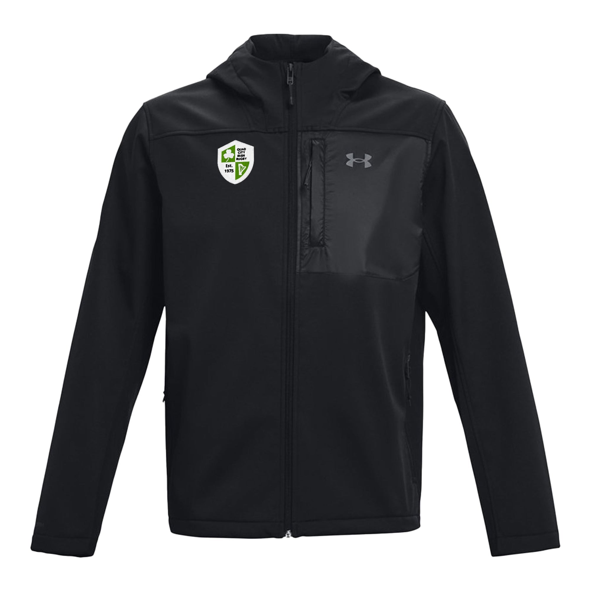 Rugby Imports Quad City Irish Coldgear Hooded Infrared Jacket