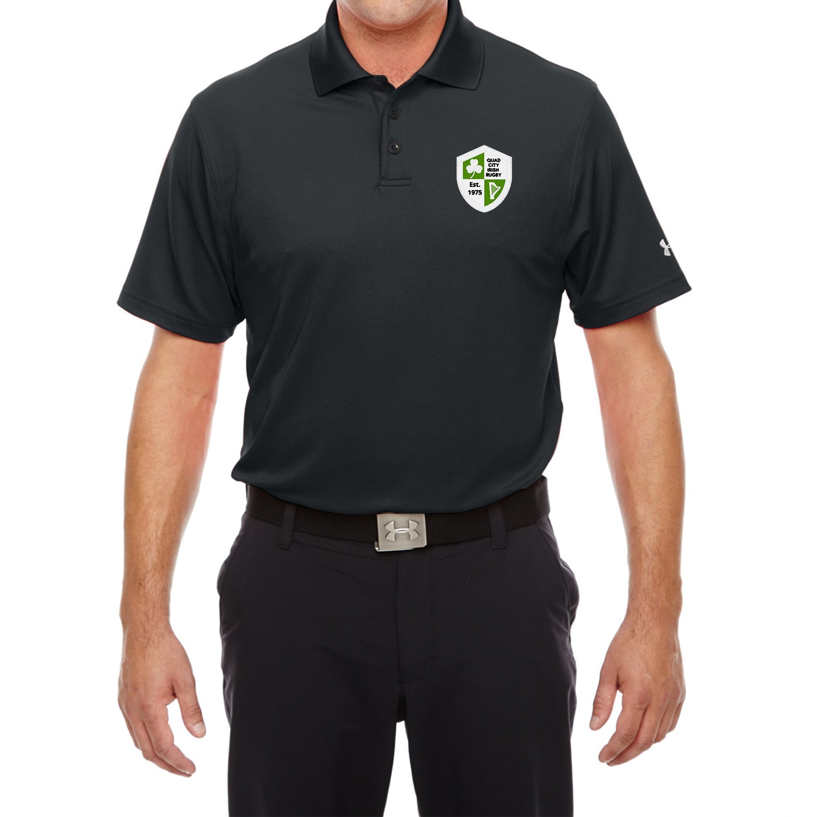 Rugby Imports Quad City Irish Rugby Corp Performance Polo