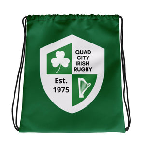 Rugby Imports Quad City Irish Rugby Drawstring Bag