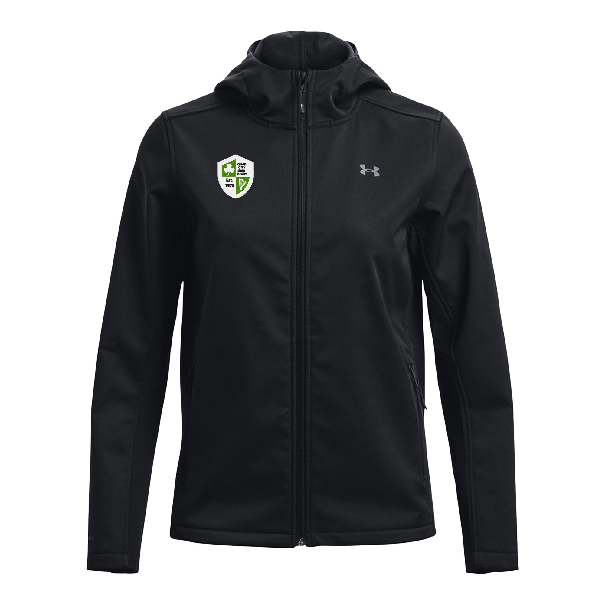 Rugby Imports Quad City Irish Women's Coldgear Hooded Infrared Jacket