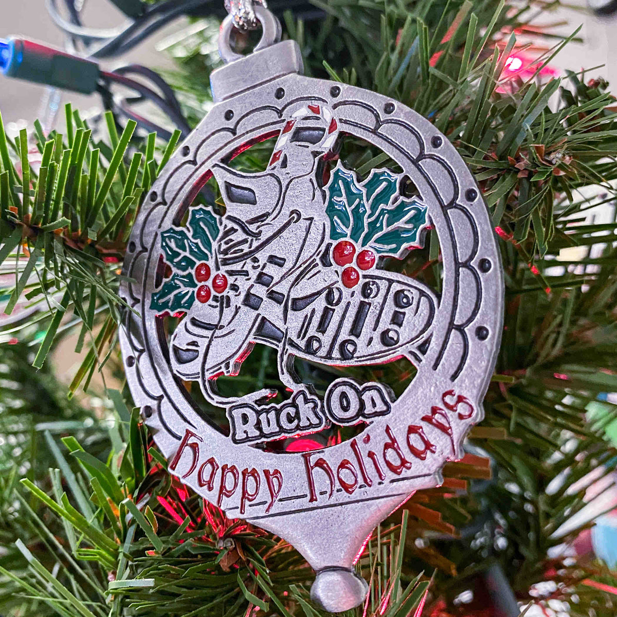 Rugby Imports Ruck On Rugby Holiday Ornament