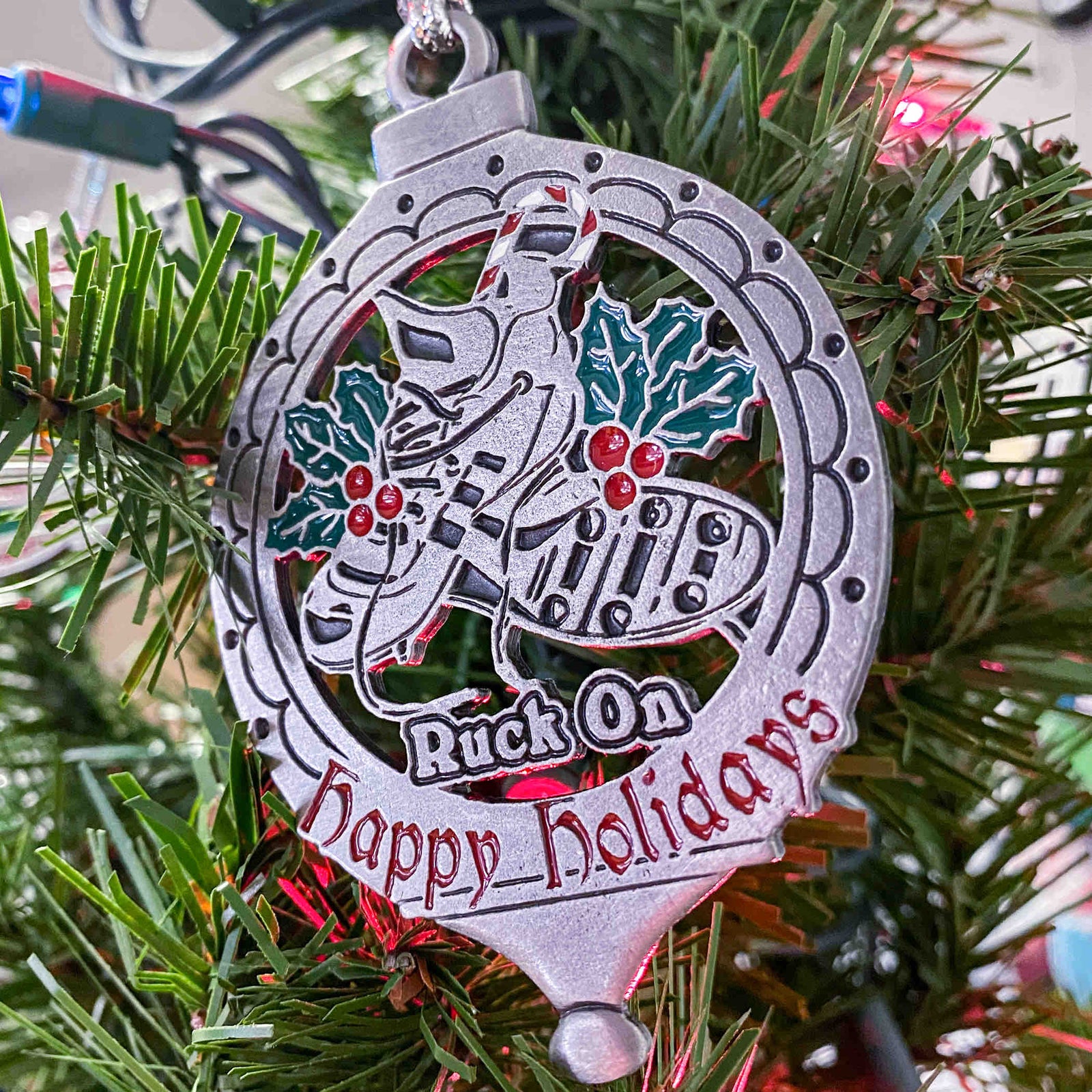 Rugby Imports Ruck On Rugby Holiday Ornament