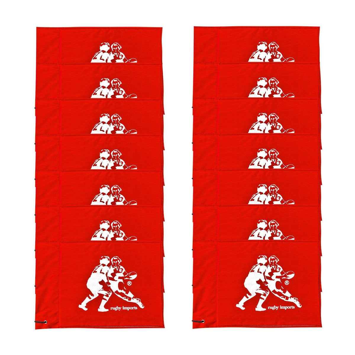 Rugby Imports Rugby Imports 1-Color Corner Flags Set (Poles Not Included)
