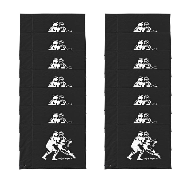 Rugby Imports 1-Color Corner Flags Set (Poles Not Included)