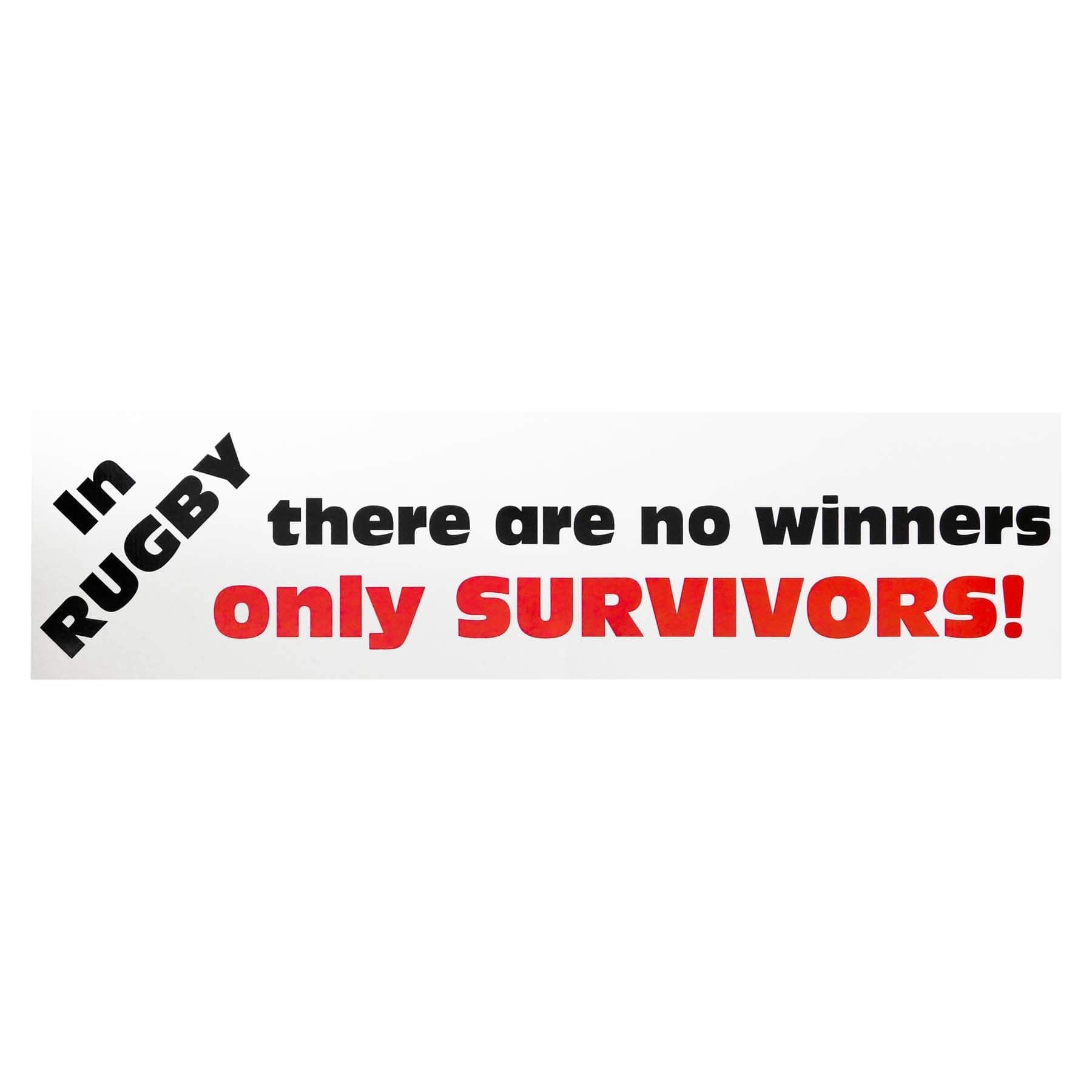 Rugby Survivors Bumper Sticker