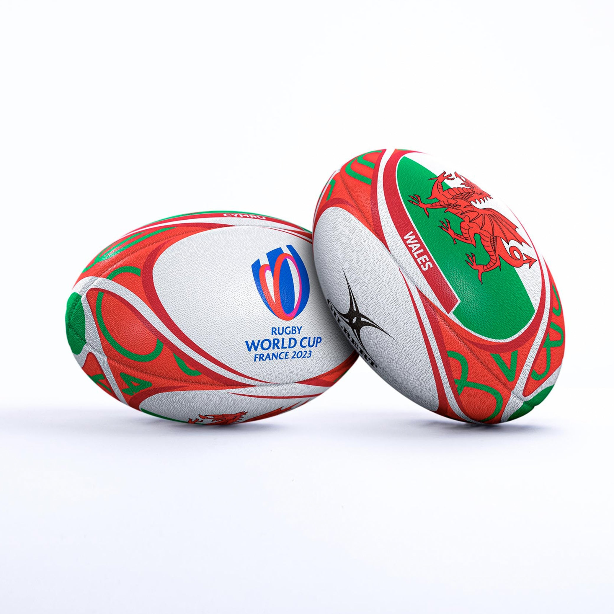 Logo Rugby Rwc RWC 2023 Wales Flag Ball - Rugby Imports