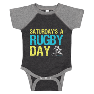 Rugby Imports Saturday's a Rugby Day Baby Onesie