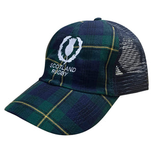 Rugby Imports Scotland Rugby Plaid Trucker Cap