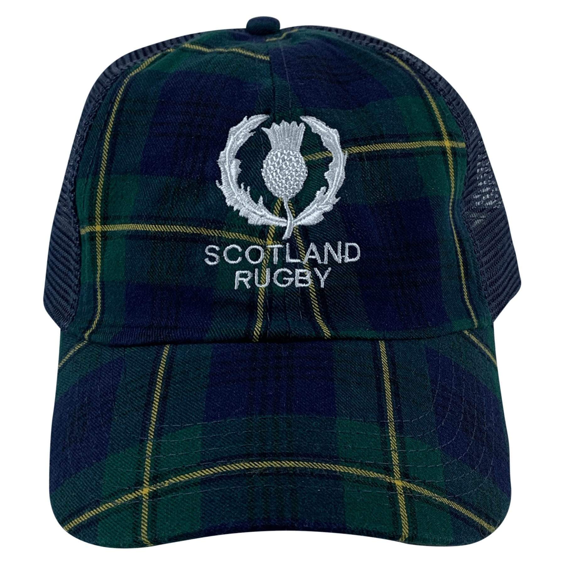 Rugby Imports Scotland Rugby Plaid Trucker Cap