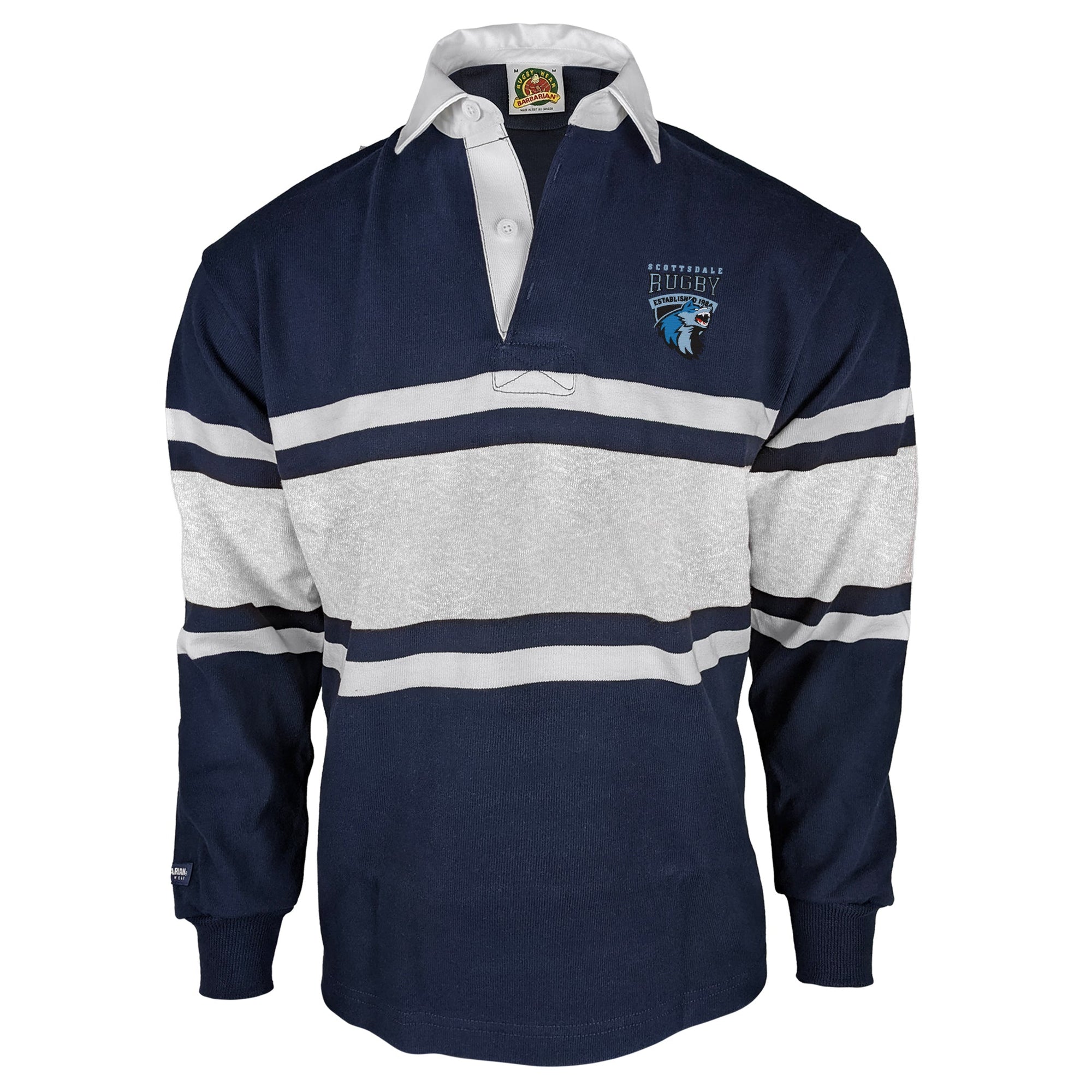 Rugby Imports Scottsdale Collegiate Stripe Rugby Jersey