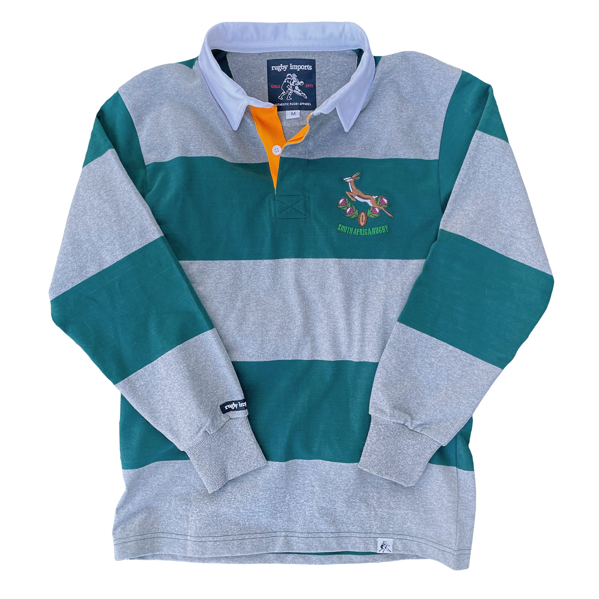 South Africa Grey Hoops Rugby Jersey