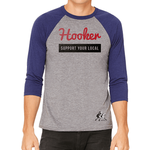 Rugby Imports Support Your Local Hooker Raglan T-Shirt