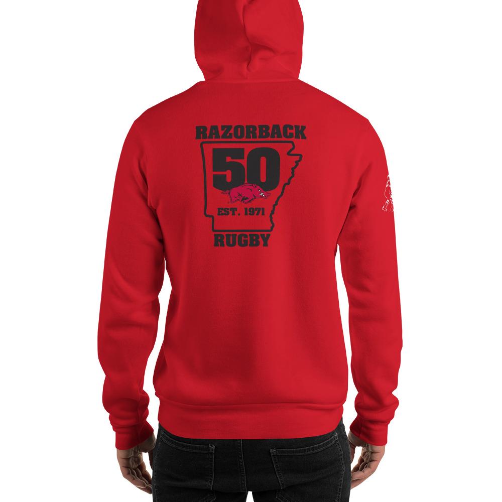 Rugby Imports U. of Arkansas Rugby 50th Anniversary Hoodie