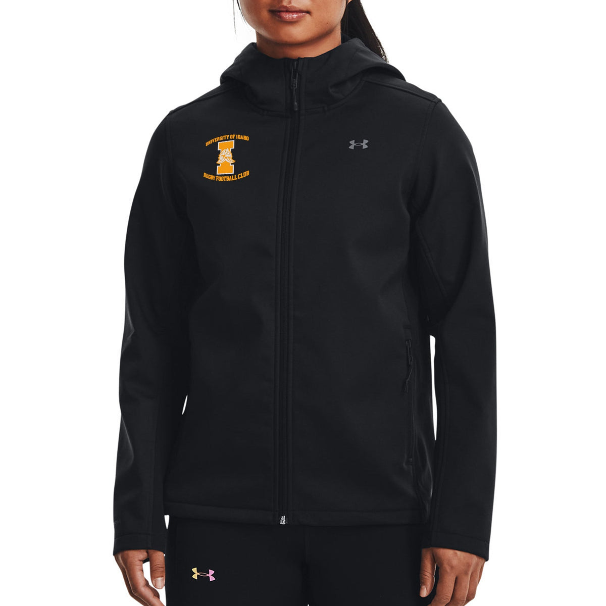 Rugby Imports UIdaho RFC Women's Coldgear Hooded Infrared Jacket