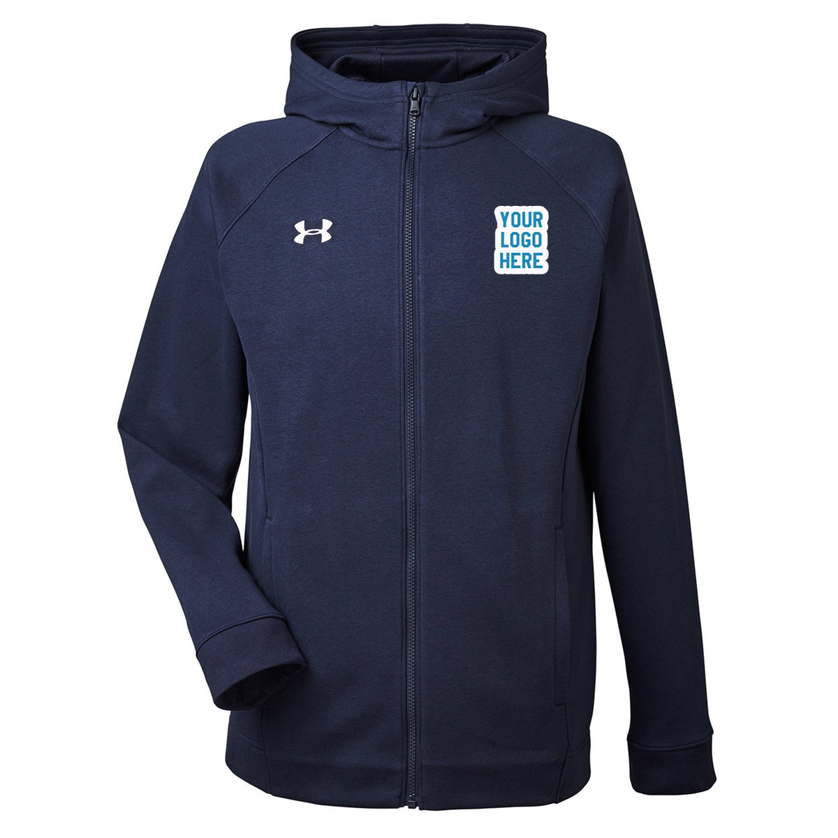 Rugby Imports Under Armour Hustle Fleece Zip Hoody