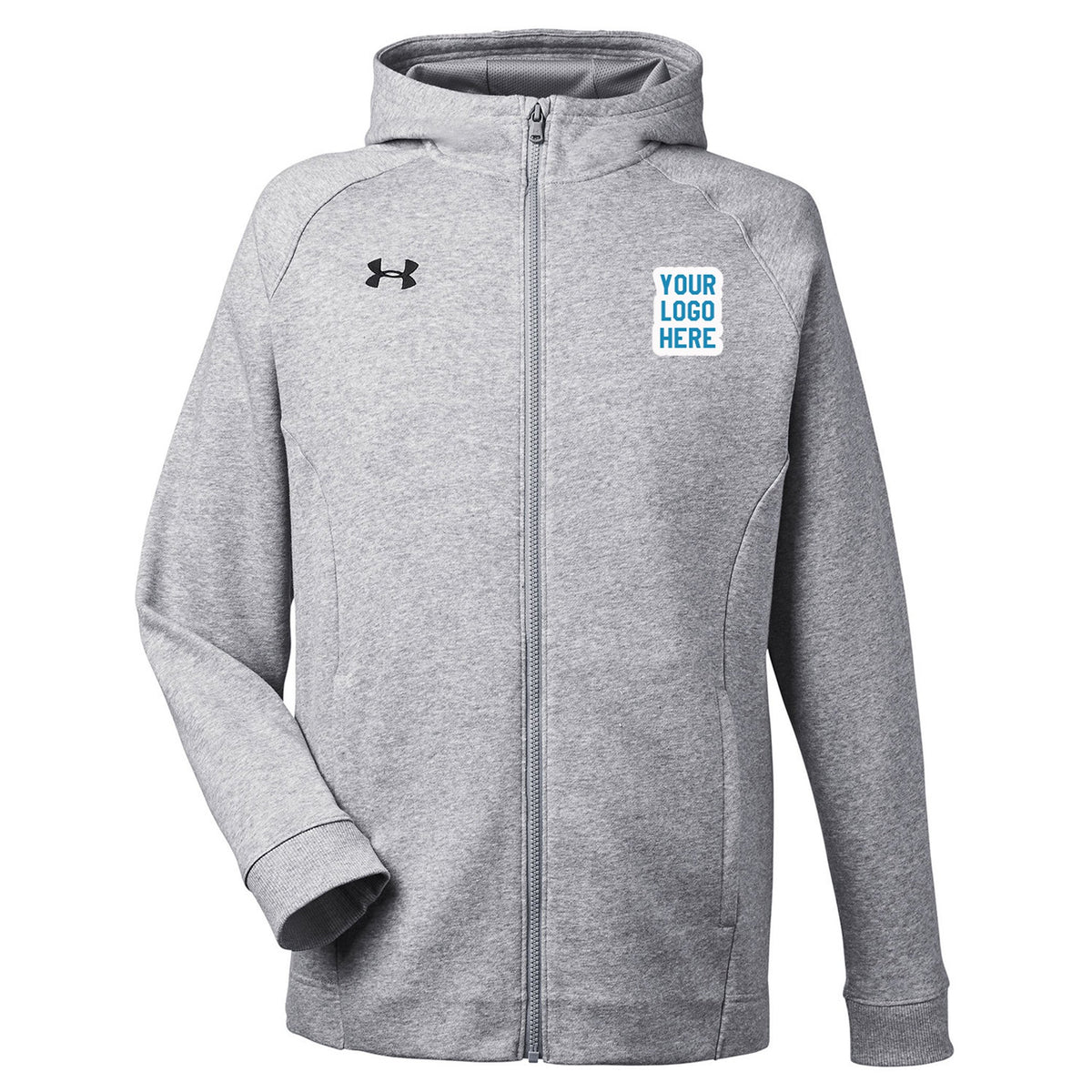 Rugby Imports Under Armour Hustle Fleece Zip Hoody