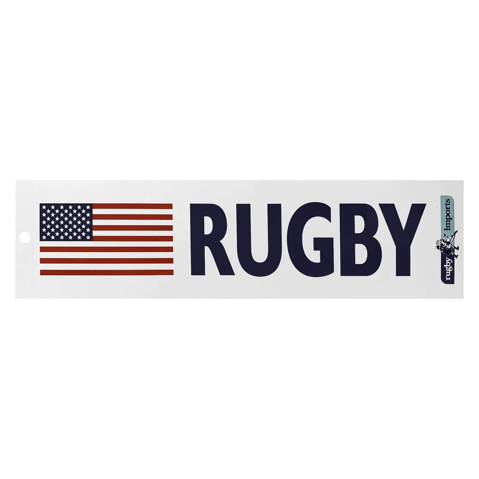 Rugby Imports USA Flag Rugby Bumper Sticker