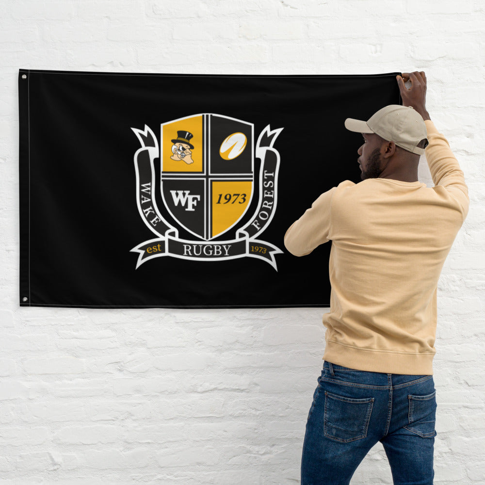Rugby Imports Wake Forest Team Flag