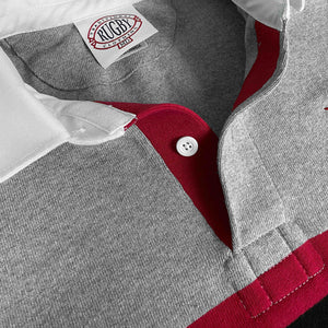 Rugby Imports Wales Grey Stripe Rugby Jersey
