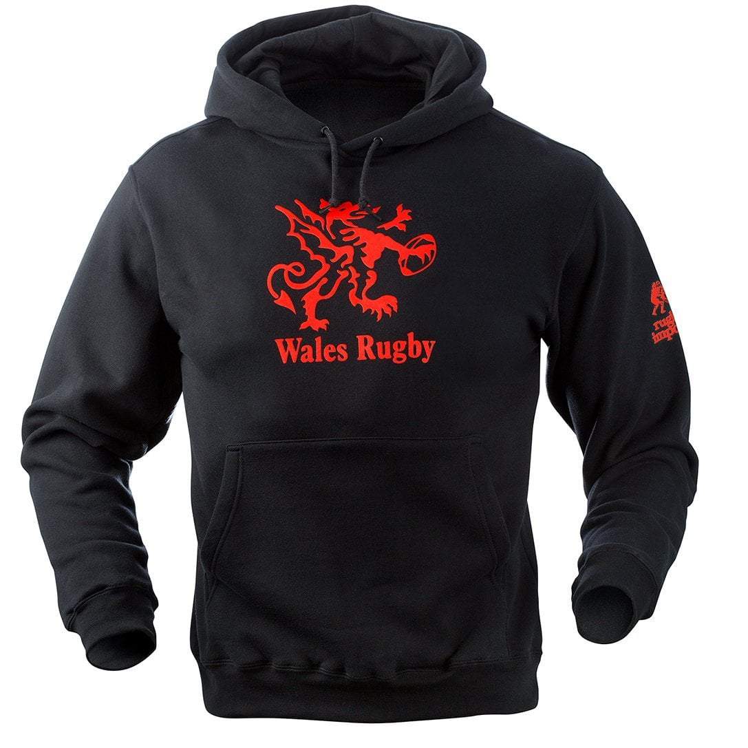 Rugby Imports Wales Rugby Logo Hoodie