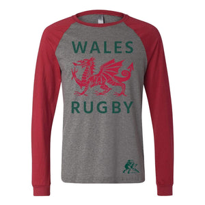 Rugby Imports Wales Rugby LS Raglan T-Shirt