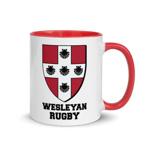 Rugby Imports Wesleyan Rugby Mug with Color Inside