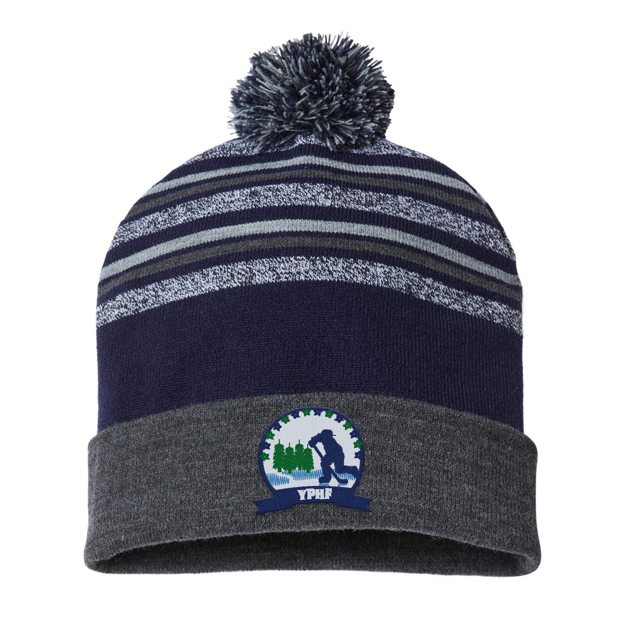 Rugby Imports YPHF Heather Striped Beanie